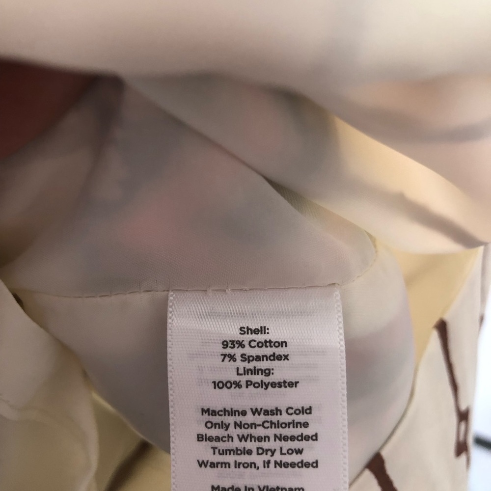 Talbots red and white dress size 8p - Picture 6 of 6